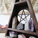 Pentagram Triangle Crystal Shelf - coppermoonboutique
