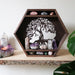 Tree Of Life Hexagon Crystal Shelf - coppermoonboutique