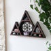 Seed Of Life Triangle Crystal Shelf - coppermoonboutique