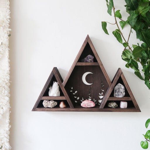 Botanical Moon Mountain Crystal Shelf - coppermoonboutique