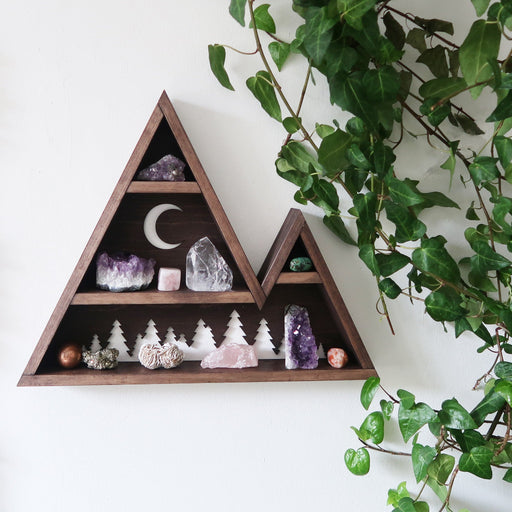 Forest and Moon Mountain shelf - coppermoonboutique
