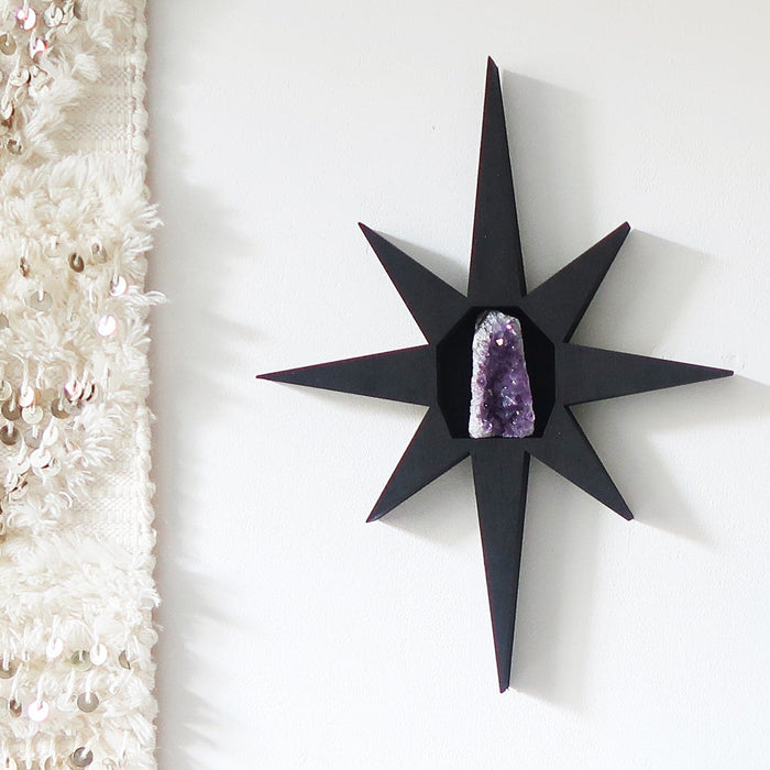 Star Wooden Crystal Shelf