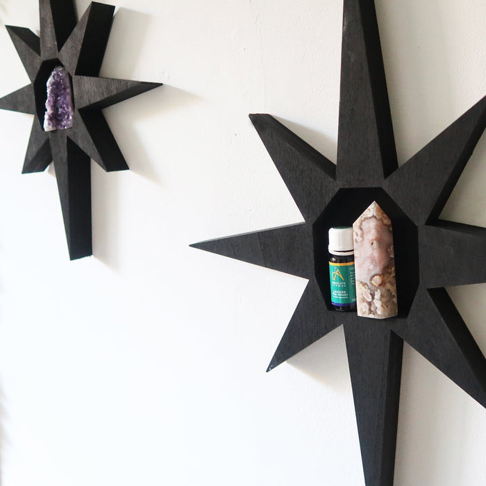 Star Wooden Crystal Shelf