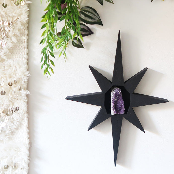 Star Wooden Crystal Shelf