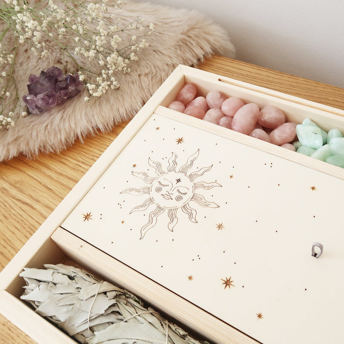 Sun & Moon Oracle Display Tarot Box