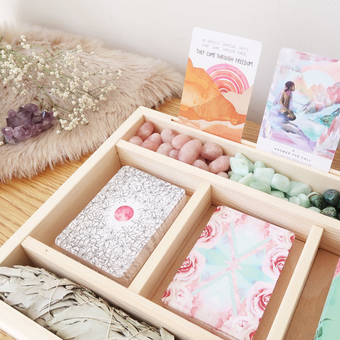 Sun & Moon Oracle Display Tarot Box