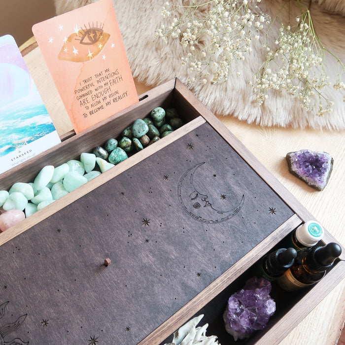 Sun & Moon Oracle Display Tarot Box