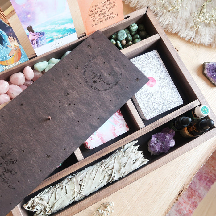 Sun & Moon Oracle Display Tarot Box
