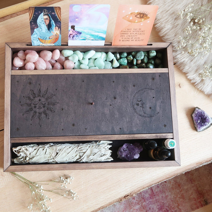 Sun & Moon Oracle Display Tarot Box