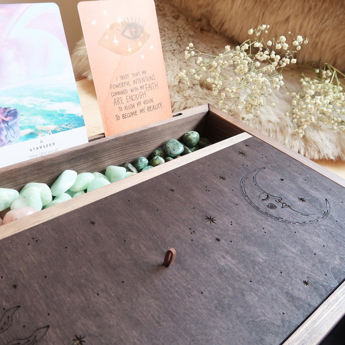 Sun & Moon Oracle Display Tarot Box