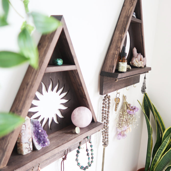 Sun & Moon Jewellery Storage Shelf