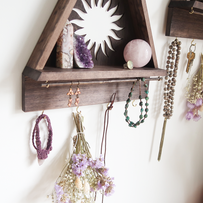 Sun & Moon Jewellery Storage Shelf