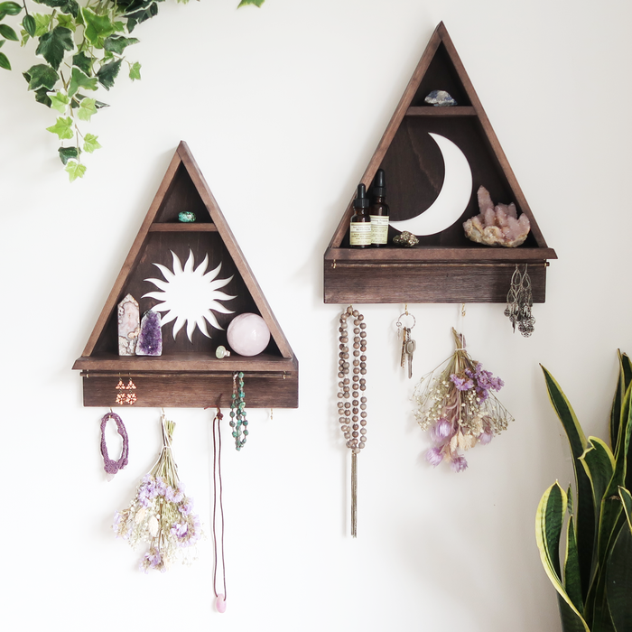 Sun & Moon Jewellery Storage Shelf