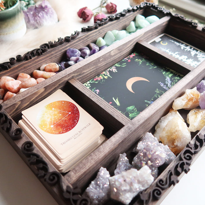 Moonphase Tarot Crystal Storage  Box - coppermoonboutique