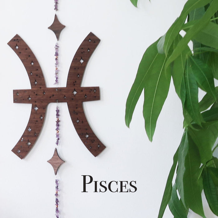 Zodiac Crystal Suncatchers - coppermoonboutique
