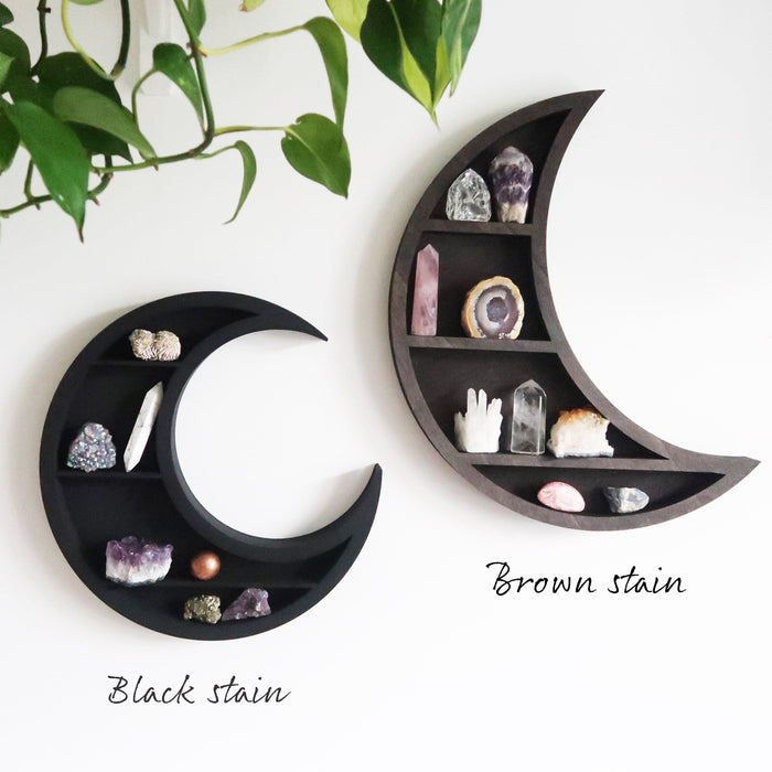 Witchy Moon Wooden Shelf - coppermoonboutique