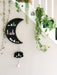 Large Moon and Lotus Hanging Shelf - coppermoonboutique