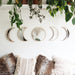 Light Wood Moonphase Mirror Set - coppermoonboutique