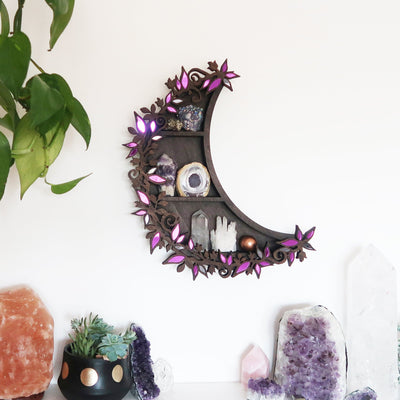 Botanical Mirror Shelf- Choose your colour - coppermoonboutique